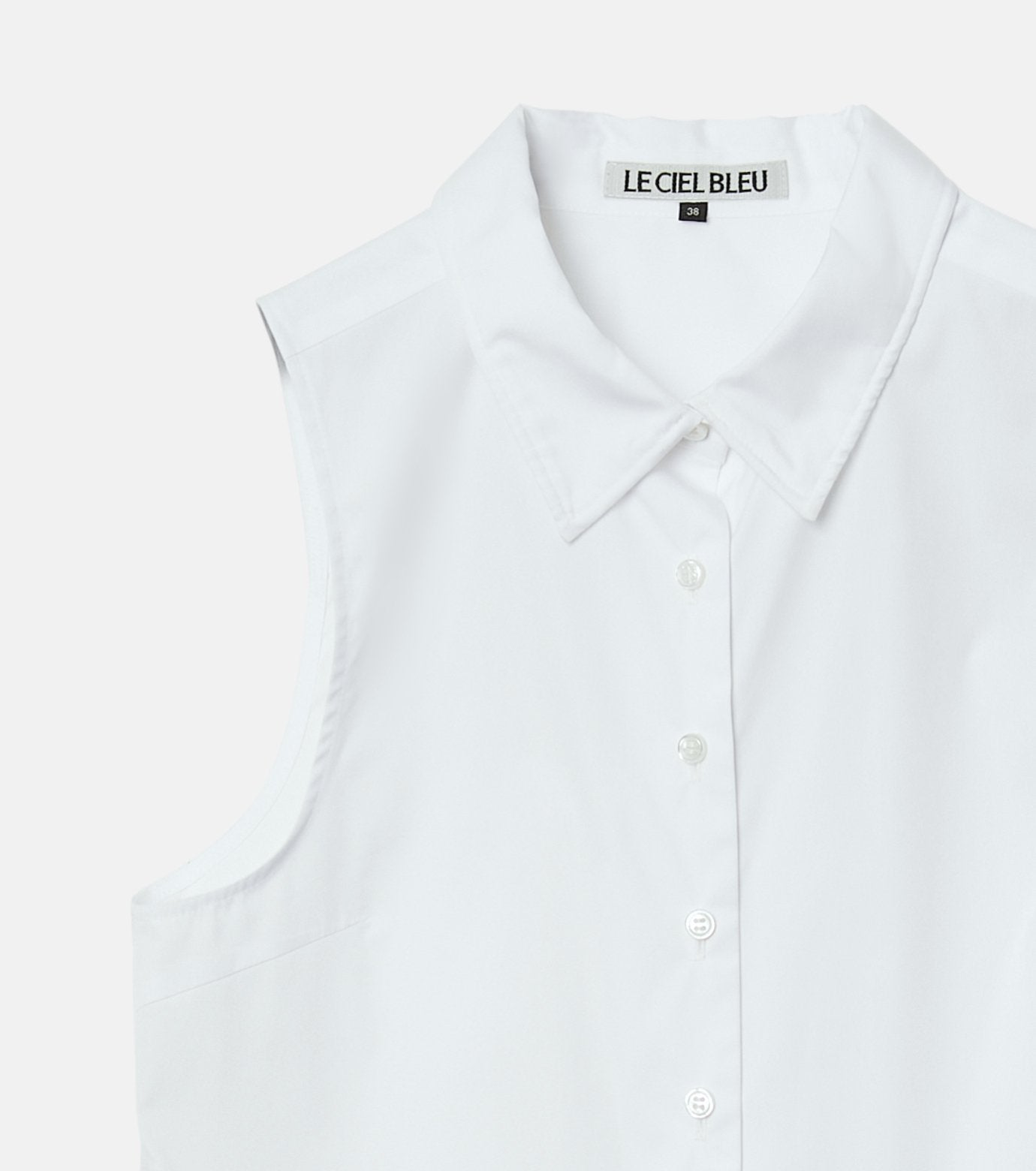 Sleeveless Shirt w/Wire Detailing
