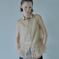 Sleeveless Shirt w/Wire Detailing