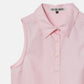 Sleeveless Shirt w/Wire Detailing