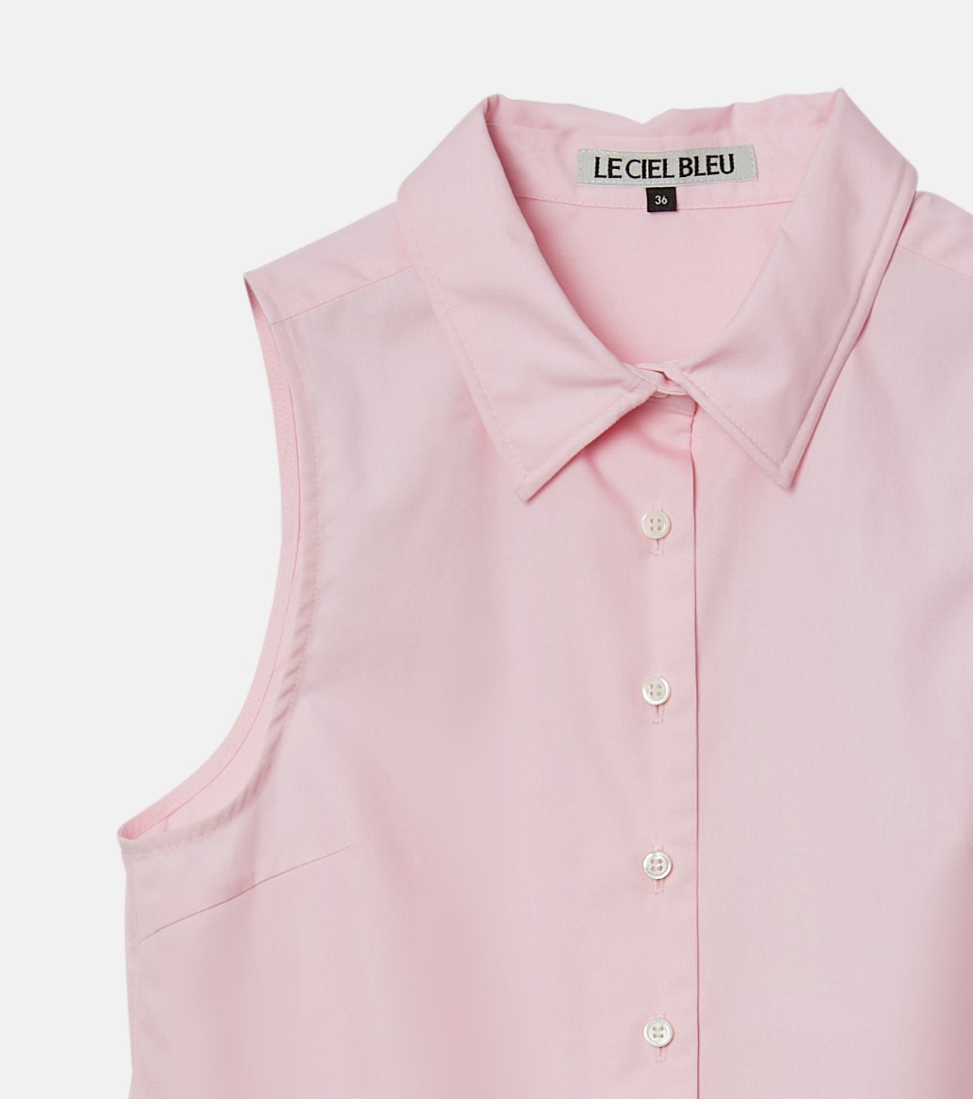 Sleeveless Shirt w/Wire Detailing