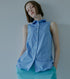 Sleeveless Shirt w/Wire Detailing