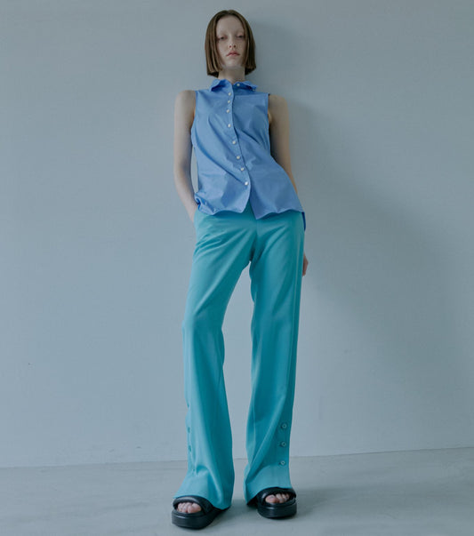 Sleeveless Shirt w/Wire Detailing