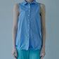 Sleeveless Shirt w/Wire Detailing