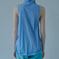 Sleeveless Shirt w/Wire Detailing
