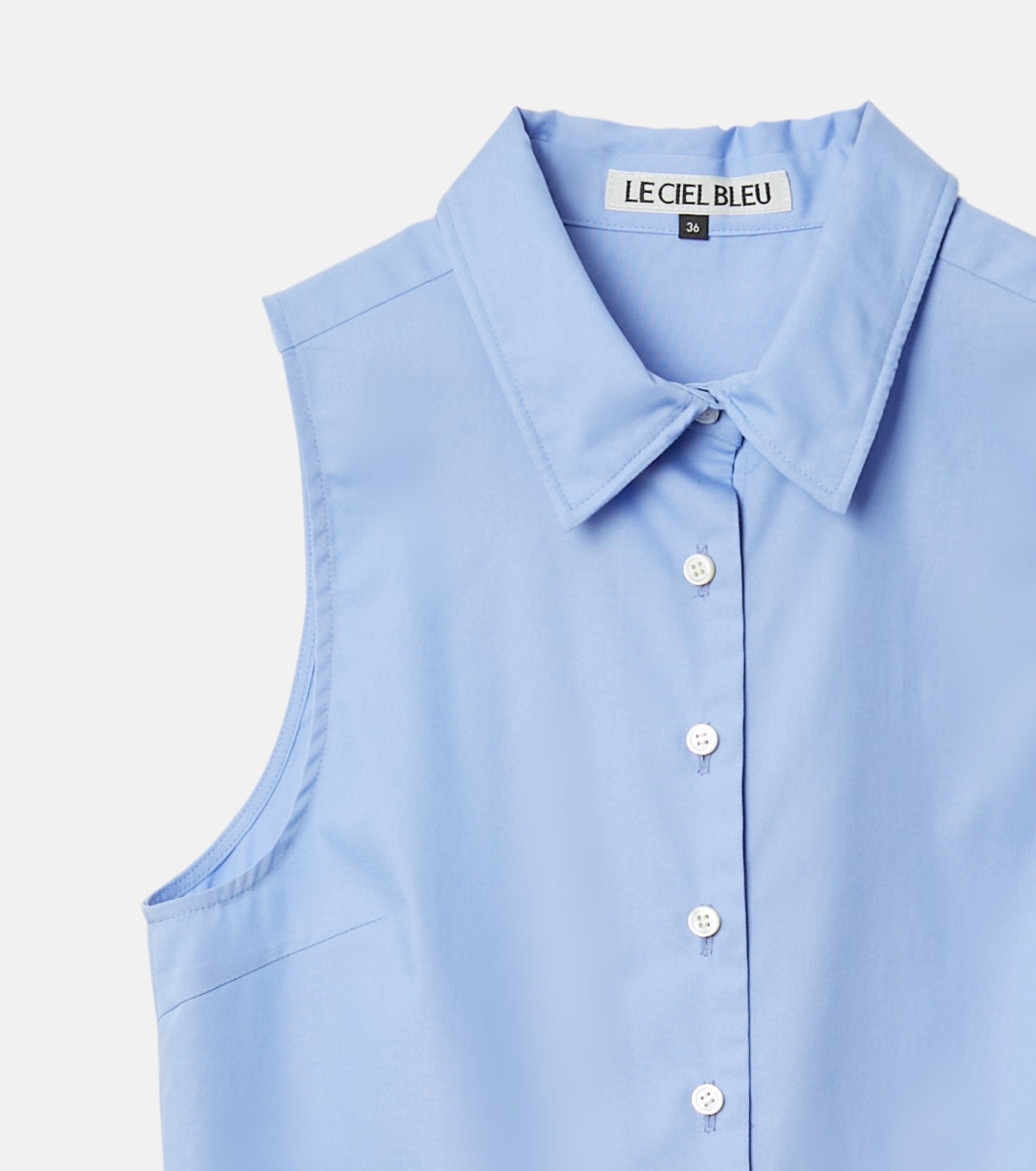 Sleeveless Shirt w/Wire Detailing