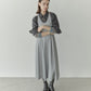 Sheer Wool Shirt w/Neck Scarf