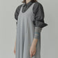Sheer Wool Shirt w/Neck Scarf