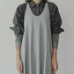 Sheer Wool Shirt w/Neck Scarf