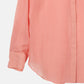 Sheer Shirt w/Contrast Collar