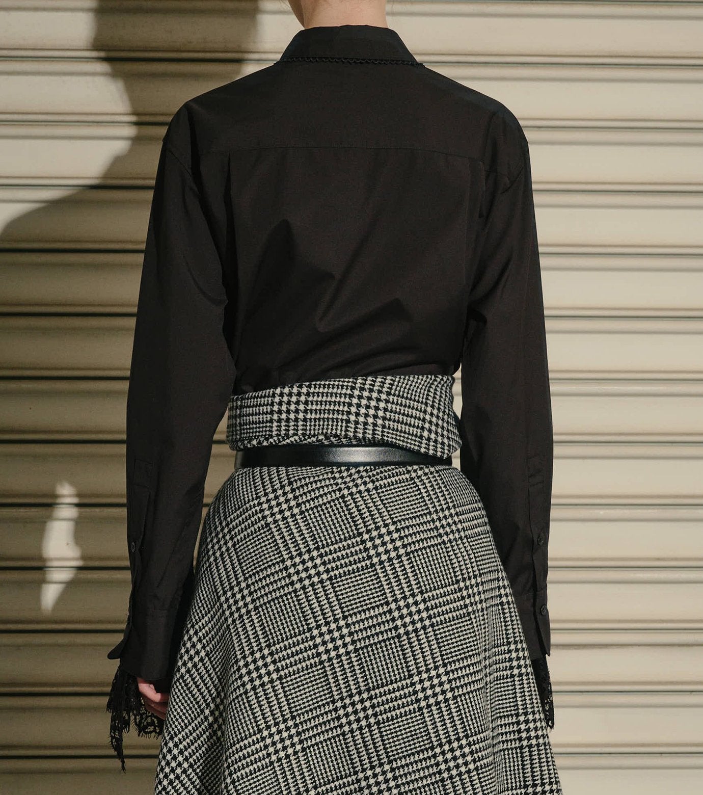 Voile Shirt w/Detachable Lace Cuffs