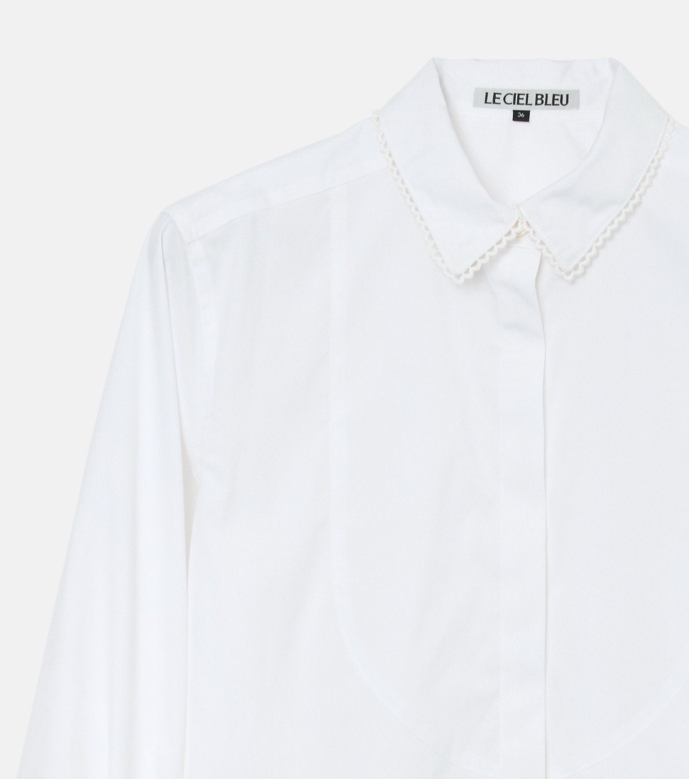 Voile Shirt w/Detachable Lace Cuffs