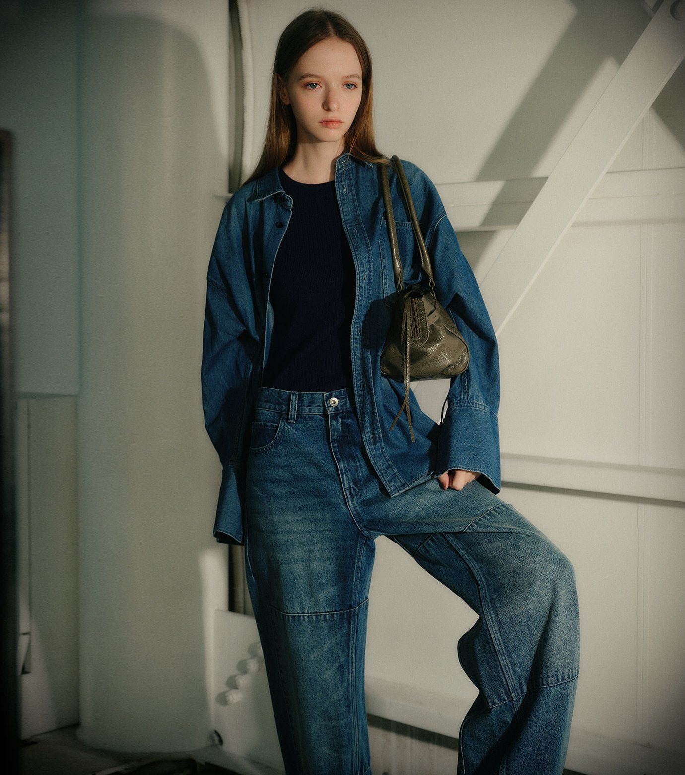 Denim Oversized Shirt