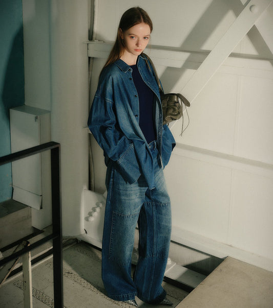 Denim Oversized Shirt