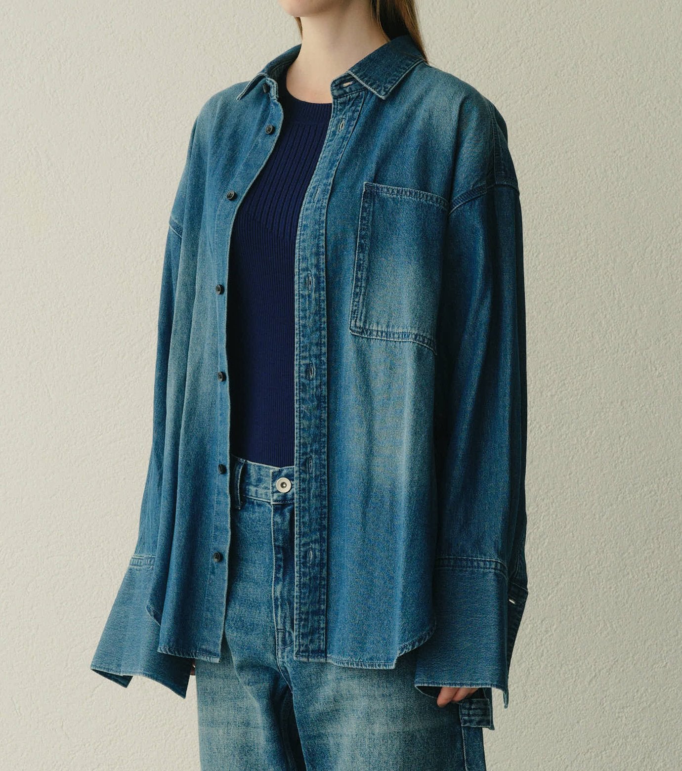Denim Oversized Shirt