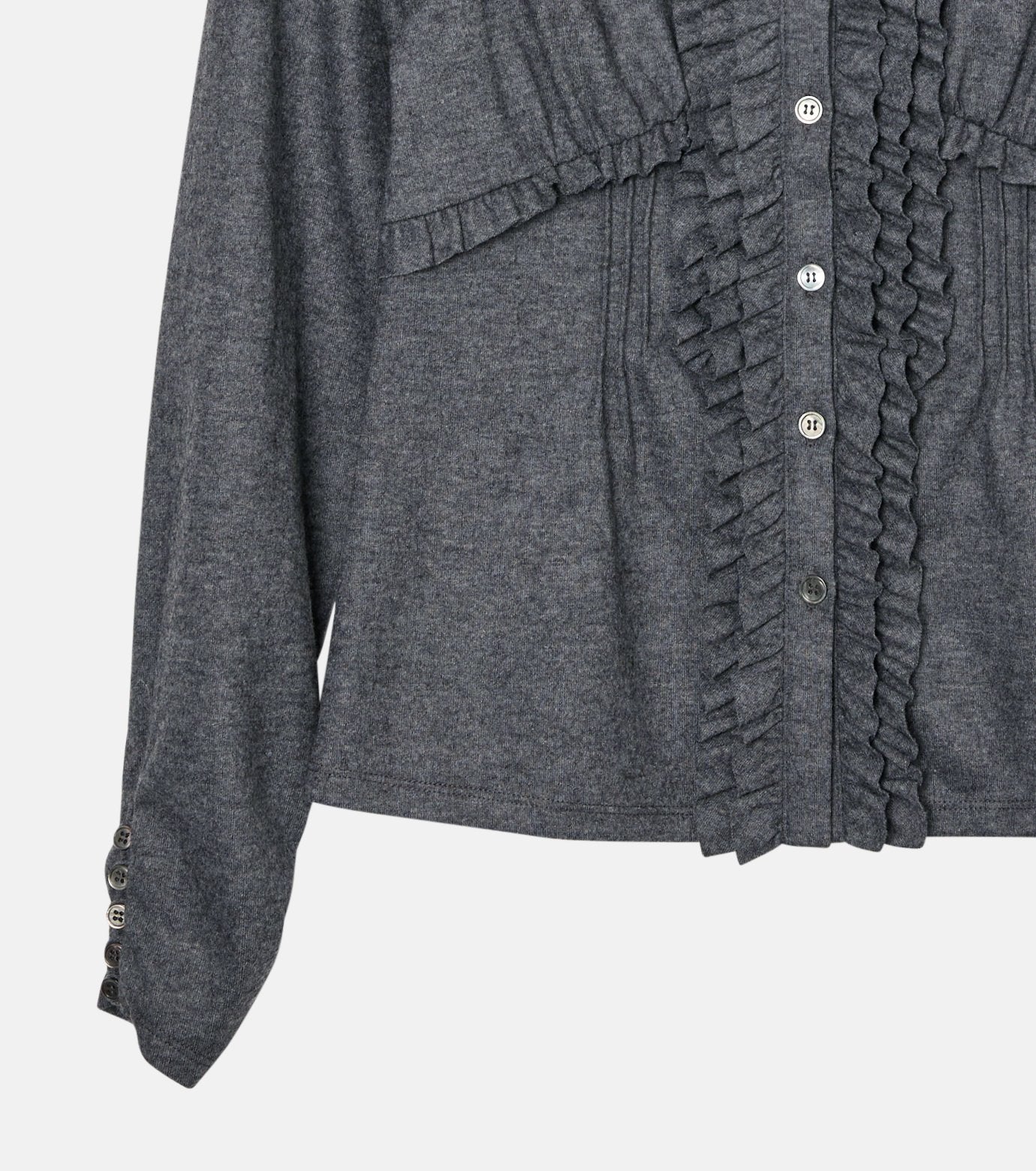 Jersey Shirt w/Frilled Details