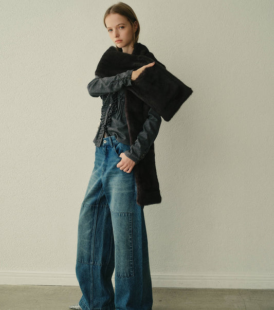 Jersey Shirt w/Frilled Details