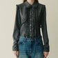 Jersey Shirt w/Frilled Details