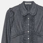 Jersey Shirt w/Frilled Details