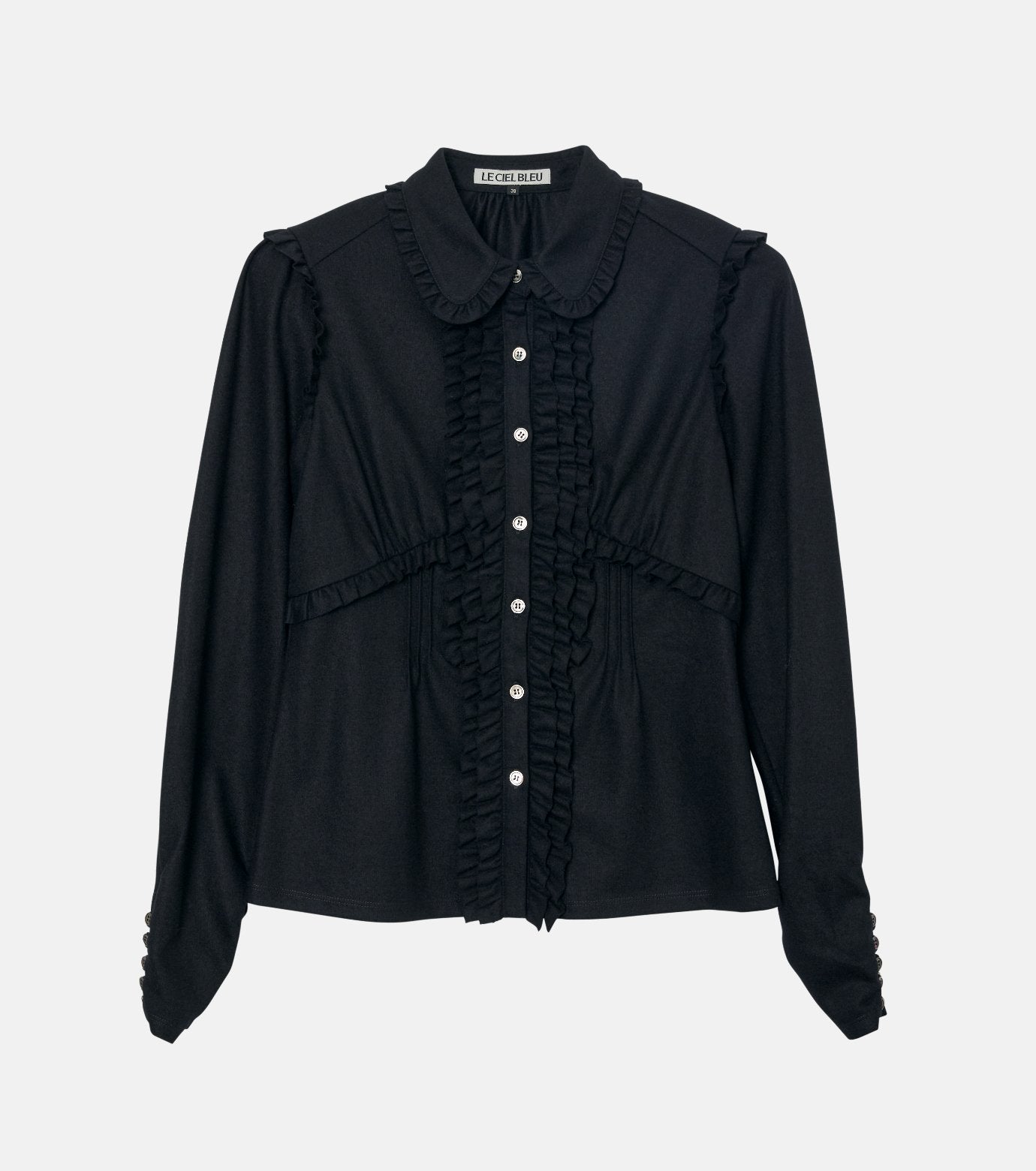 Jersey Shirt w/Frilled Details