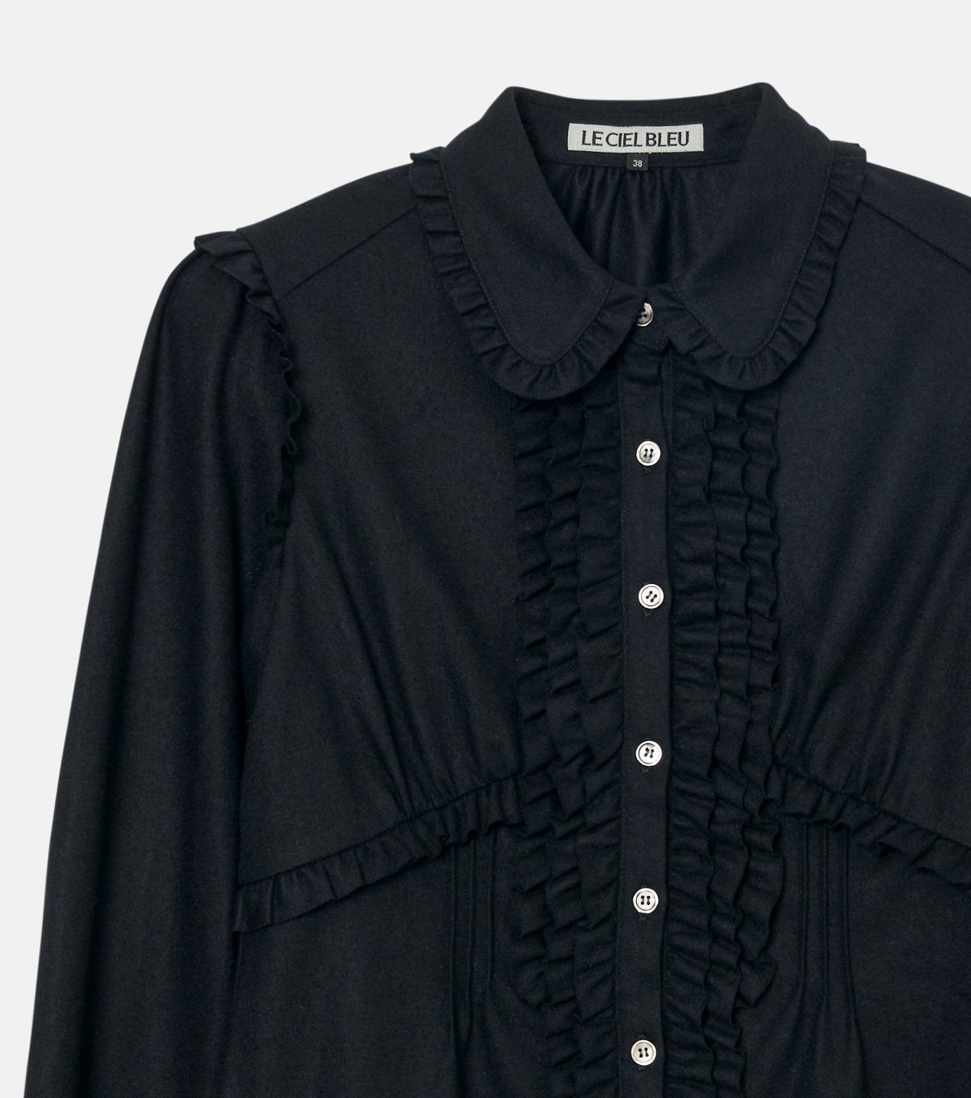 Jersey Shirt w/Frilled Details