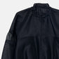 Mixed-Material Zip-Up Blouson