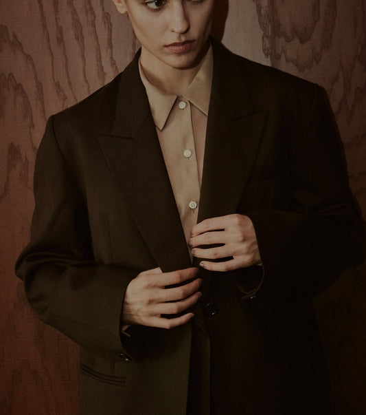 Tailored Jacket w/Removable Collar