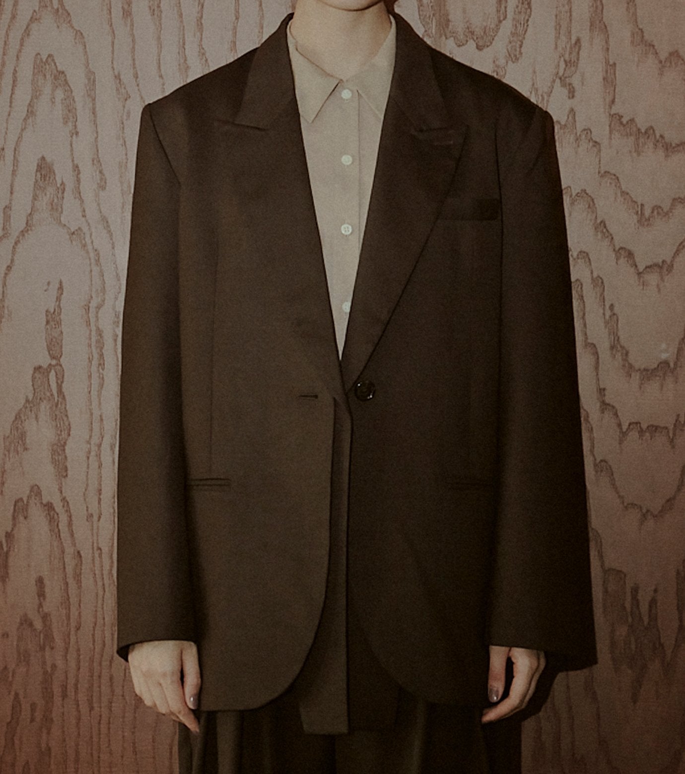 Tailored Jacket w/Removable Collar
