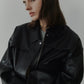 Faux Leather Blouson