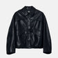 Faux Leather Blouson