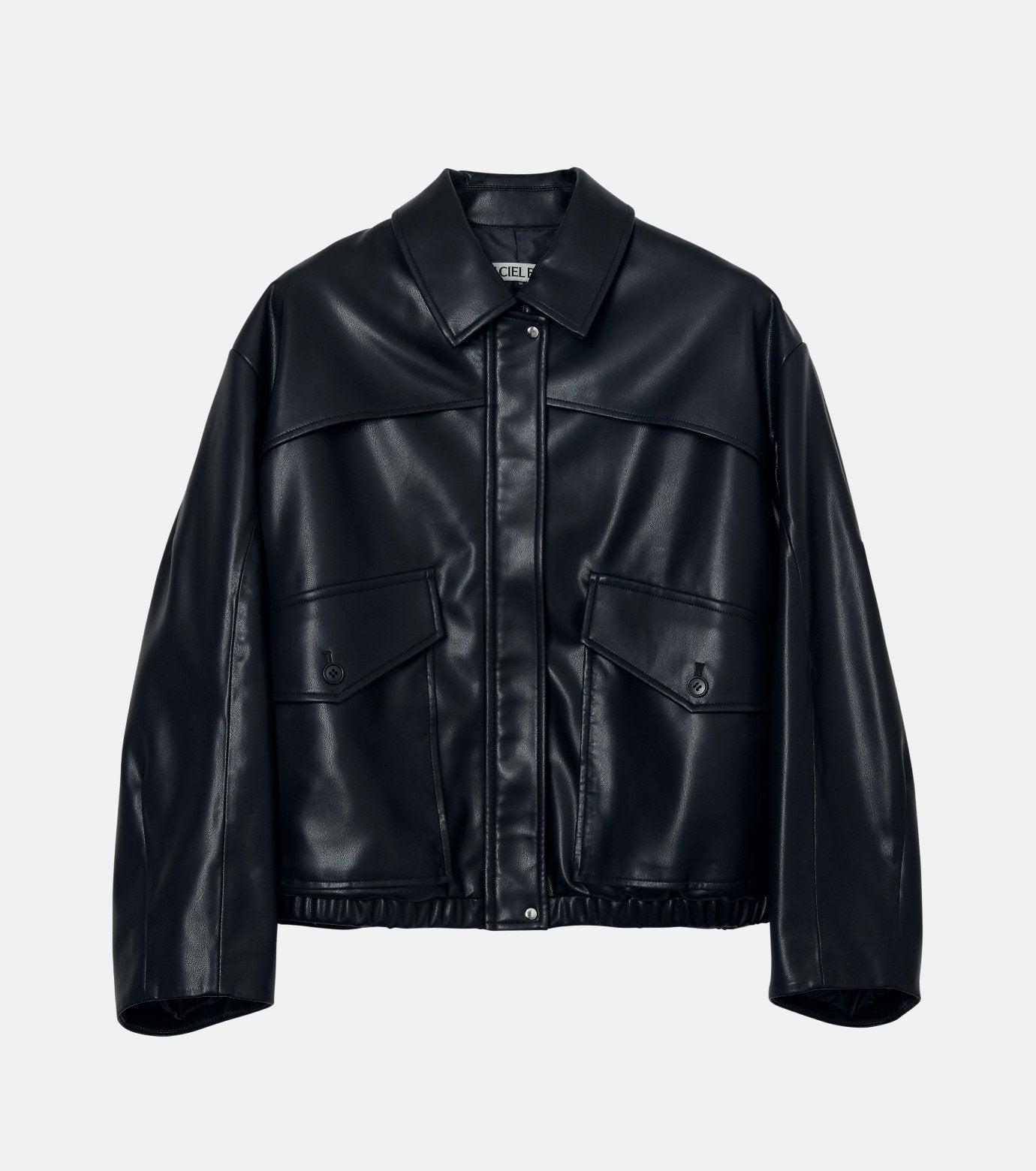 Faux Leather Blouson
