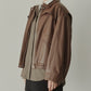 Faux Leather Blouson