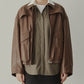 Faux Leather Blouson