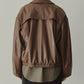Faux Leather Blouson
