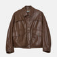 Faux Leather Blouson