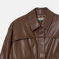 Faux Leather Blouson