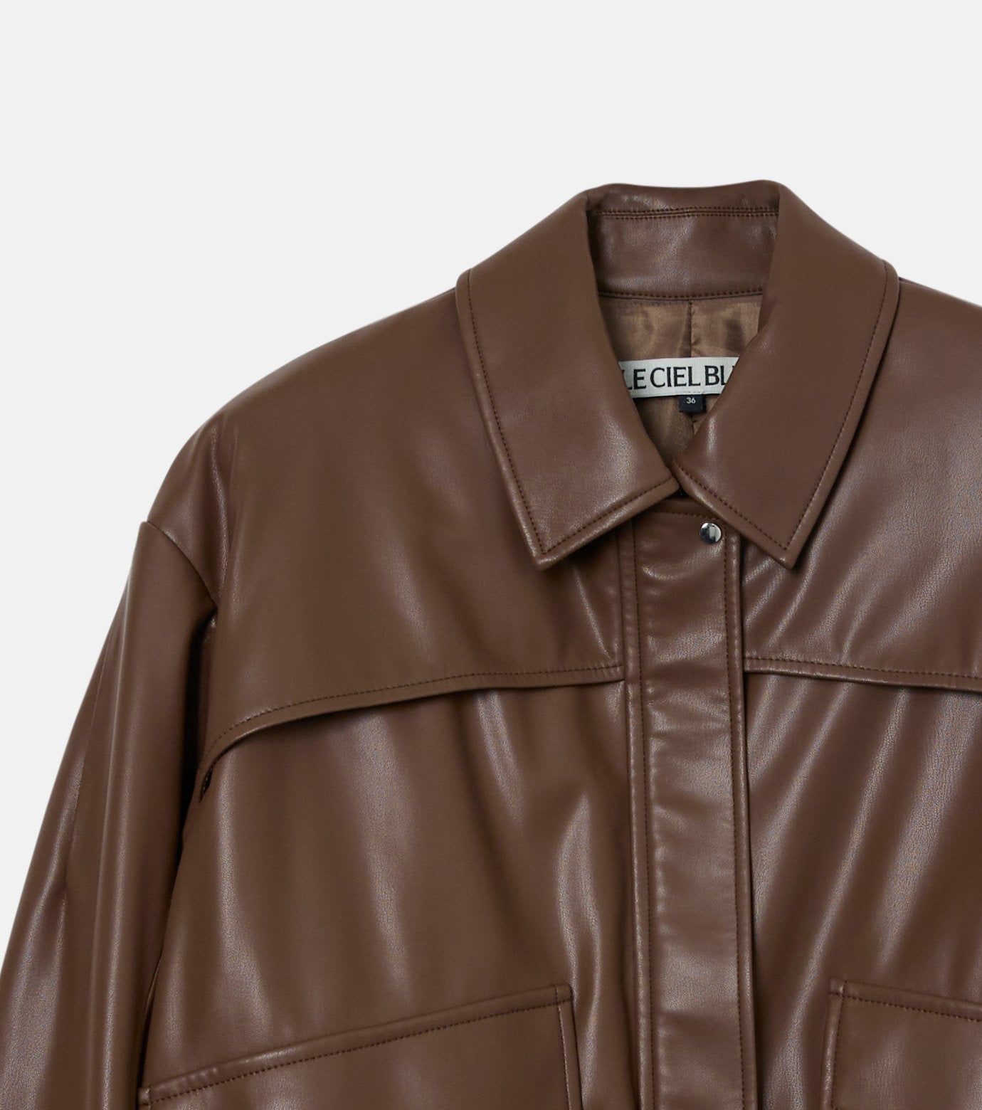 Faux Leather Blouson