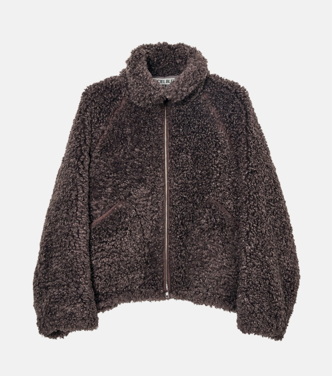Faux Shearling Zip-Up Blouson