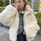 Faux Shearling Zip-Up Blouson