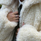 Faux Shearling Zip-Up Blouson