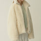 Faux Shearling Zip-Up Blouson