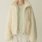 Faux Shearling Zip-Up Blouson