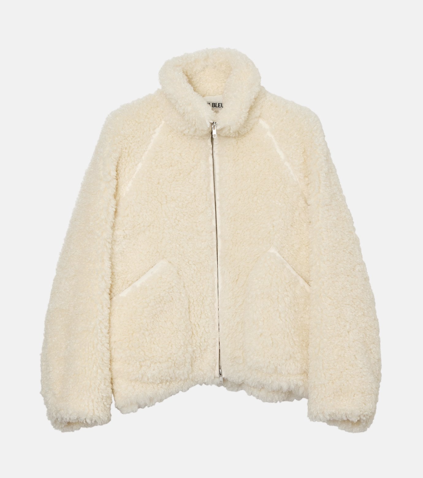 Faux Shearling Zip-Up Blouson