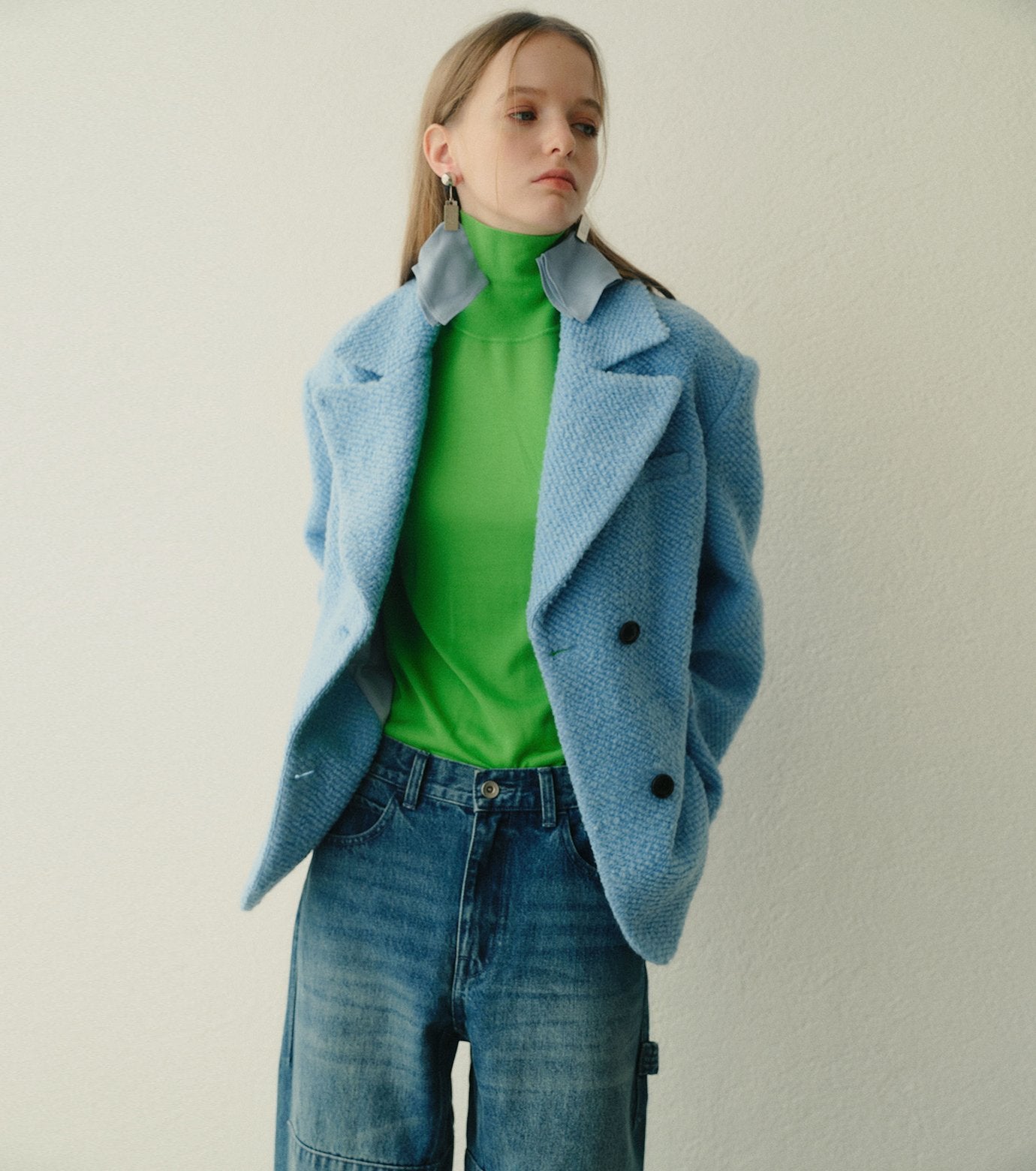 Roving Tweed Oversized Jacket