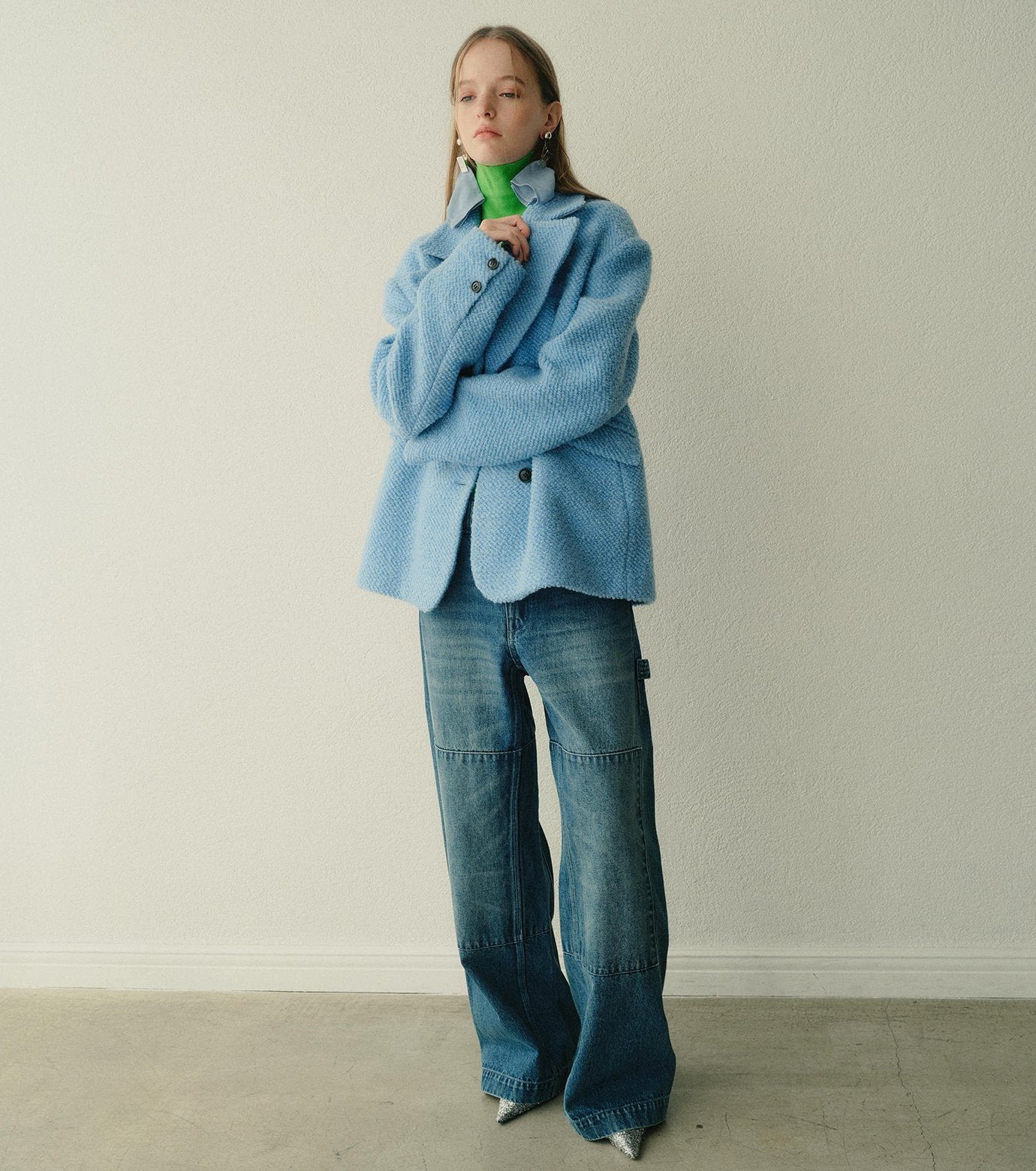 Roving Tweed Oversized Jacket