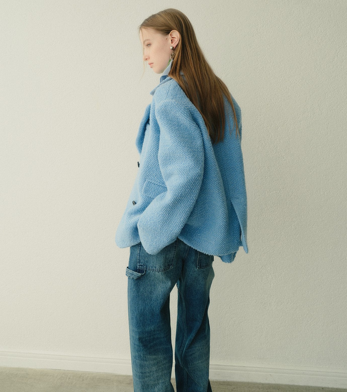 Roving Tweed Oversized Jacket