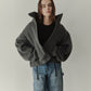 Zip-Up Double-Face Blouson