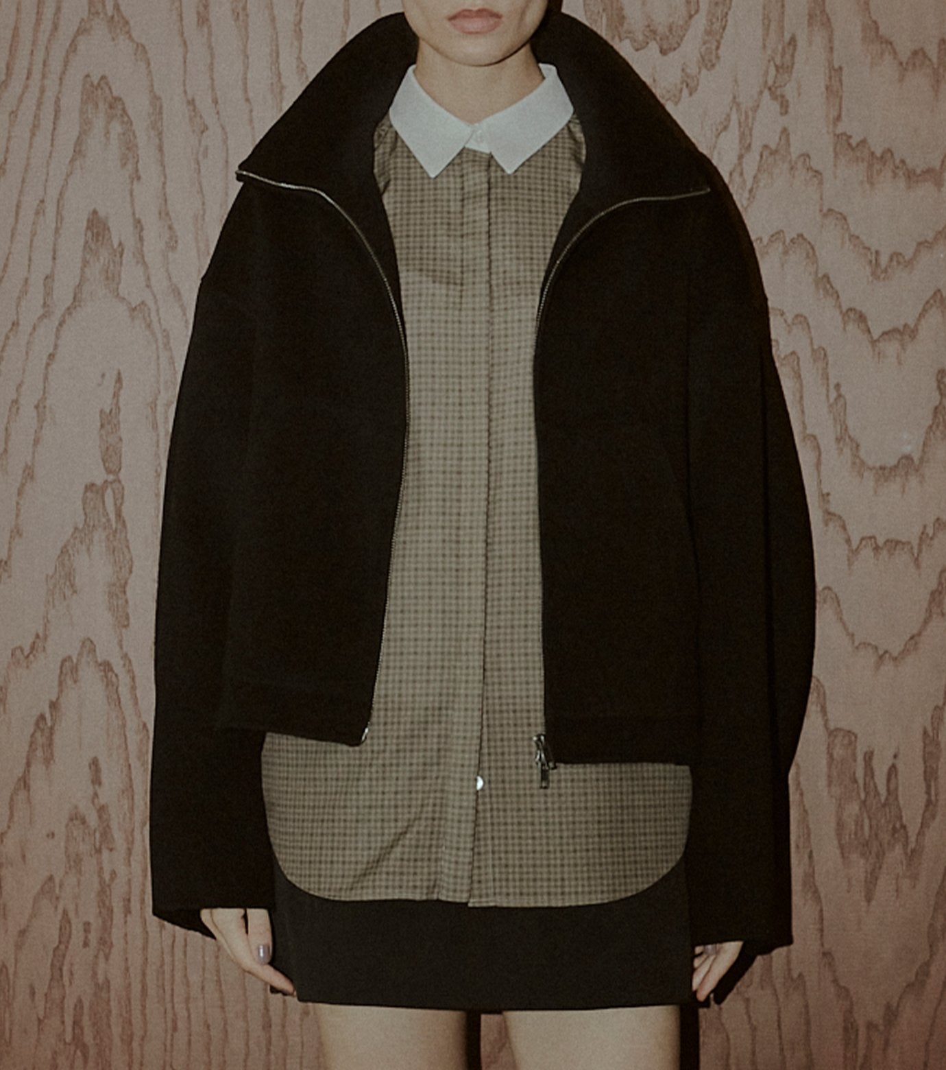 Zip-Up Double-Face Blouson