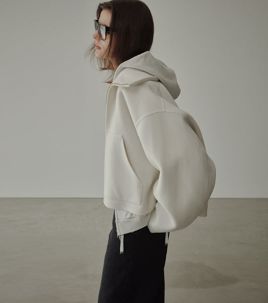 Zip-Up Double-Face Blouson