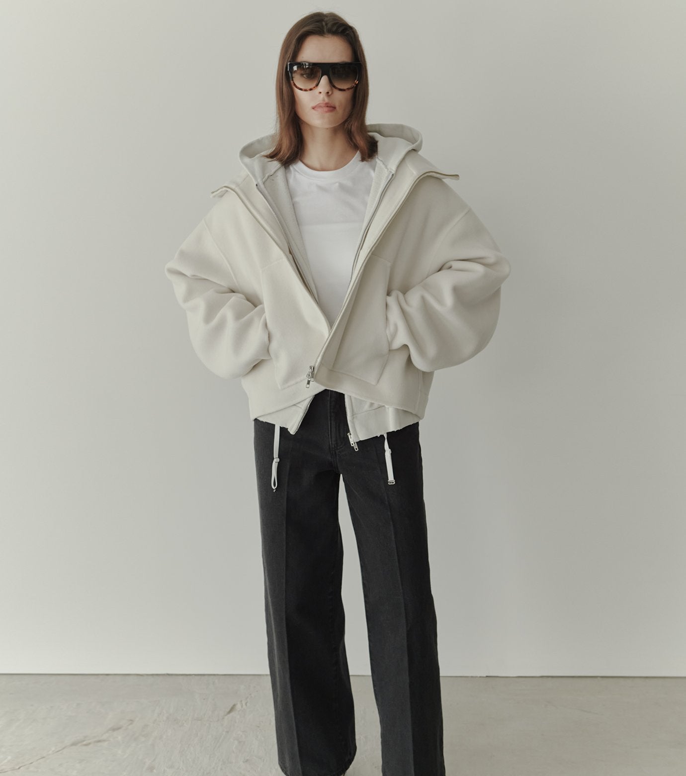 Zip-Up Double-Face Blouson