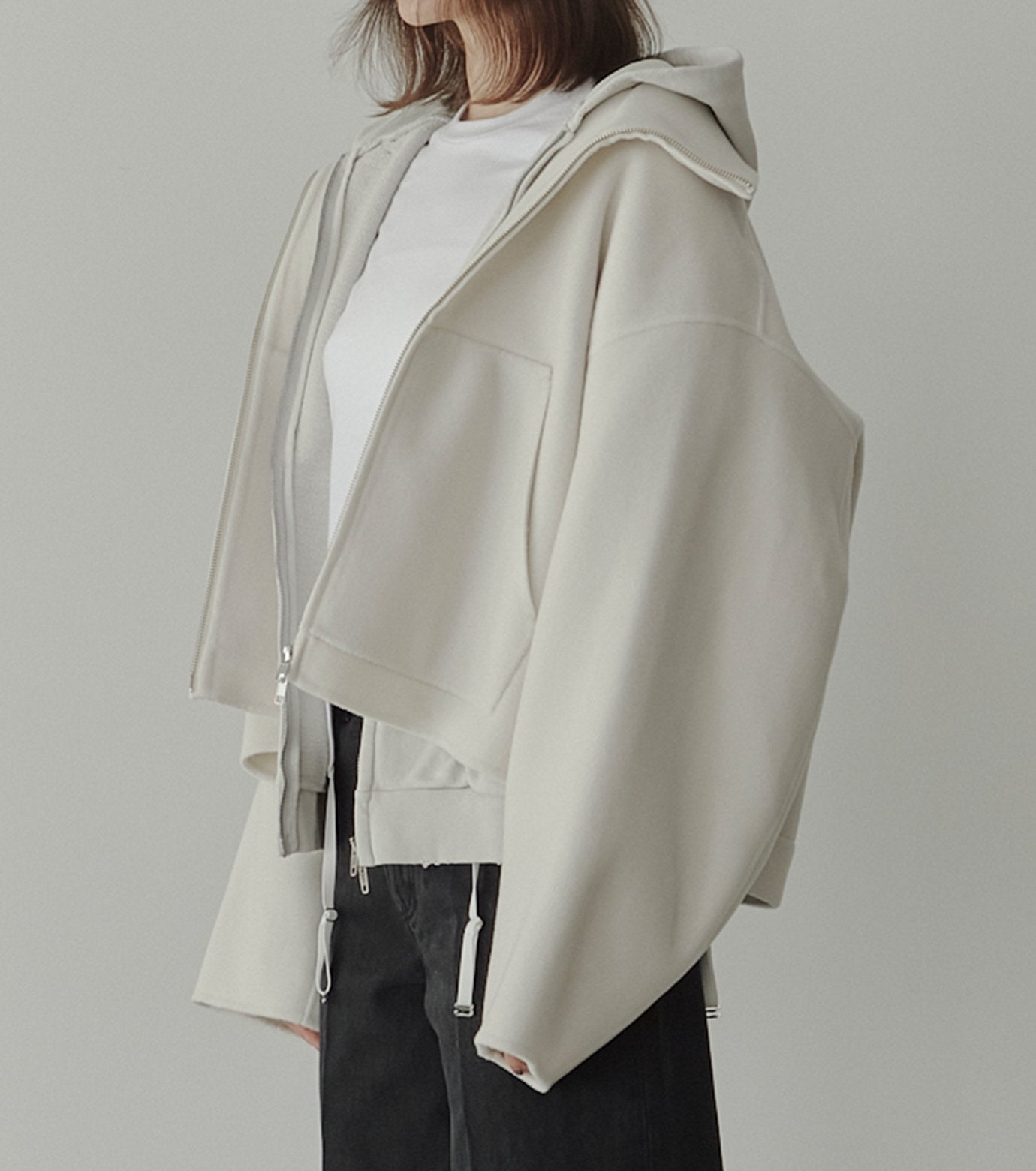 Zip-Up Double-Face Blouson